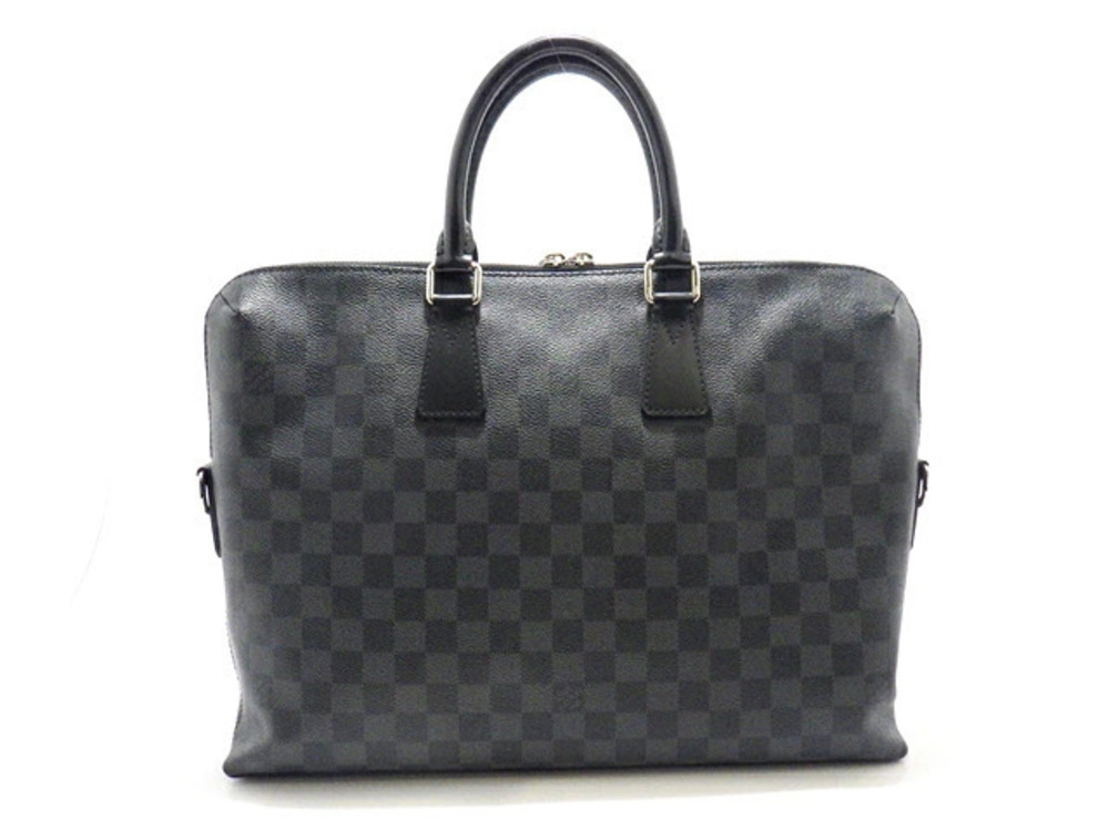 LOUIS VUITTON Bag PDJ Handbag Damier Graphite Black